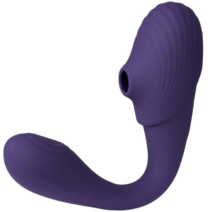 Priser på Vive Mirai Double Ended Pulse & Air Wave Vibrator - Purple