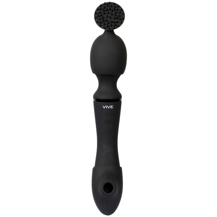 Priser på Vive Nami Double-ended Pulsating Wave Magic Wand - Black