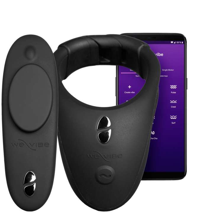 Priser på We-Vibe Tease Us Sæt med Moxie Trusse Vibrator og Bond Vibrerende Penisring - Black